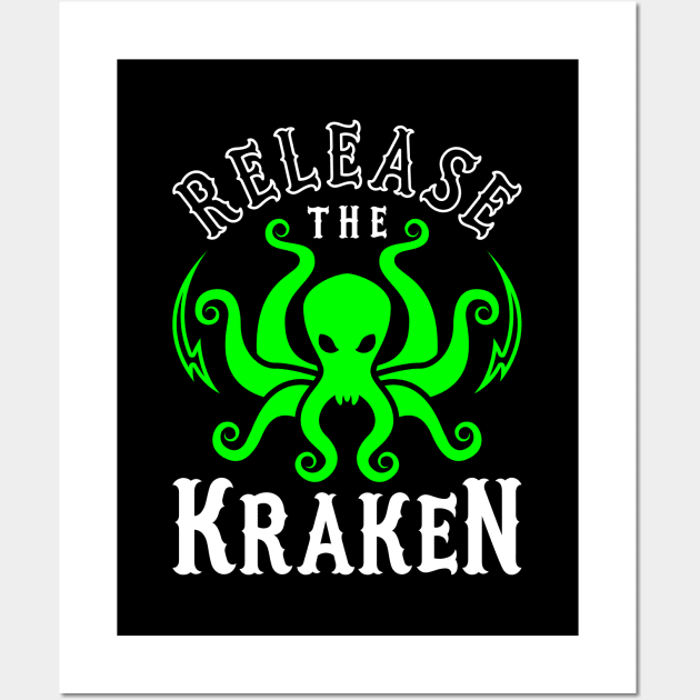 Release The Kraken Wall Art by brogressproject